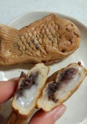 ビタントニオで焼く☆白玉入り豆乳たい焼き-レシピのメイン写真