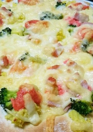 ふっくらおいしいピザ-レシピのメイン写真
