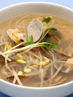 豆もやしとアサリのスープ-レシピのメイン写真