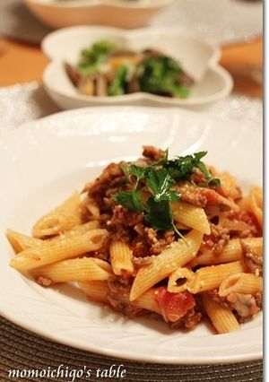塩麹で茄子と舞茸のボロネーゼ-レシピのメイン写真