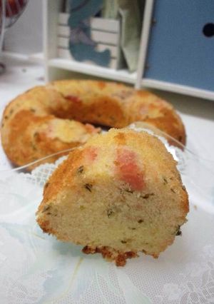【春】桜あんのマーブルパウンドケーキ-レシピのメイン写真