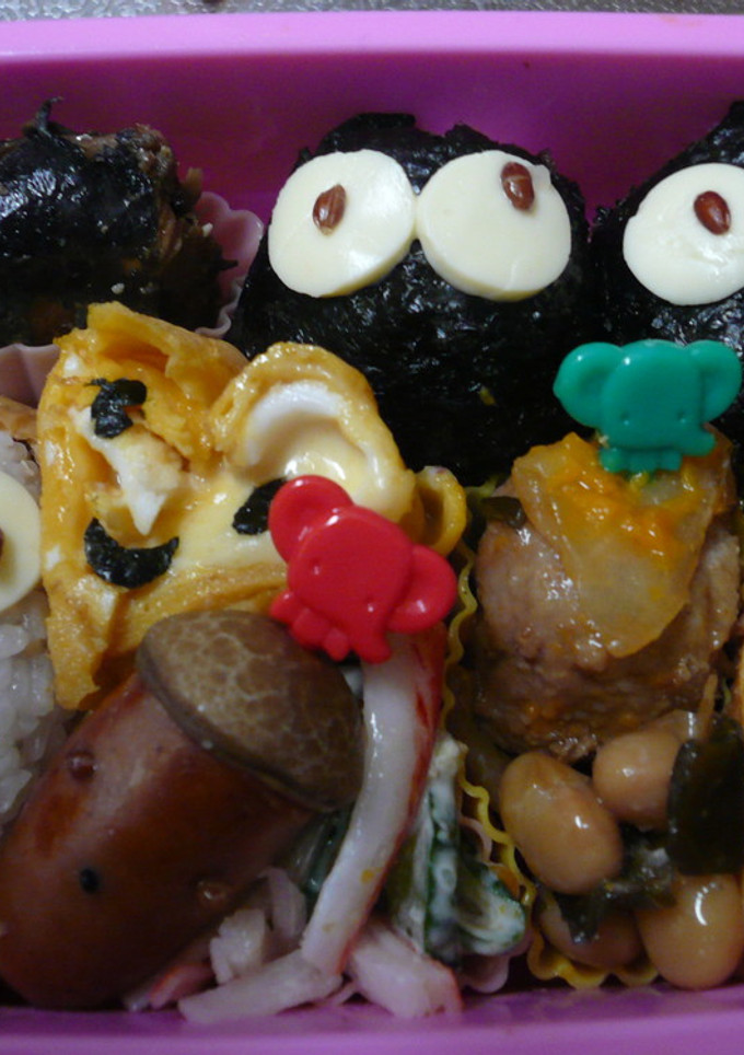 幼稚園!わが家のお弁当　ジブリ-レシピのメイン写真