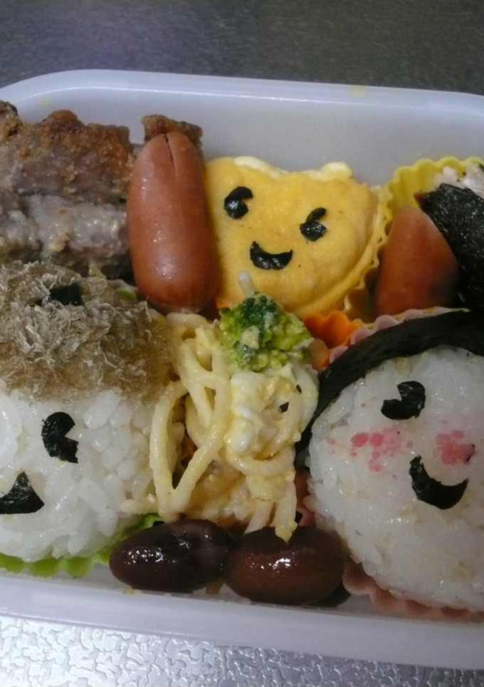 幼稚園!わが家のお弁当　節分-レシピのメイン写真