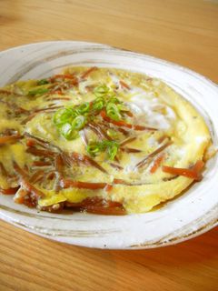 つくしの煮びたしで玉子とじ✿-レシピのメイン写真