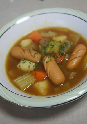 ウインナーのカレースープ-レシピのメイン写真