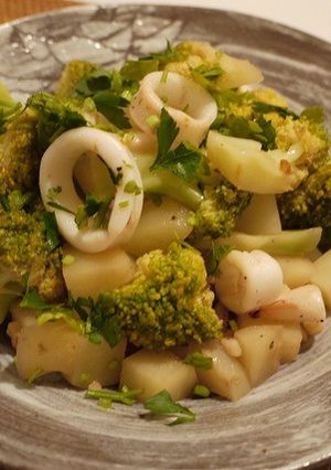 イカと野菜の塩麹バター和え-レシピのメイン写真