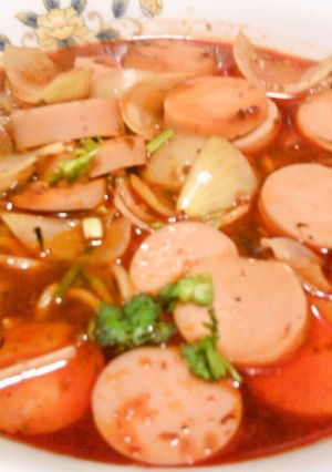 【很辣好吃】蝦擂身魚片麻辣湯麺【中華麺】-レシピのメイン写真