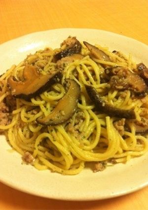 エスカルゴバター風 肉味噌パスタ☆-レシピのメイン写真