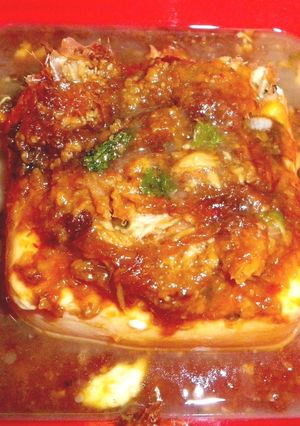 豆腐とツナのレンジでこってり味噌煮-レシピのメイン写真