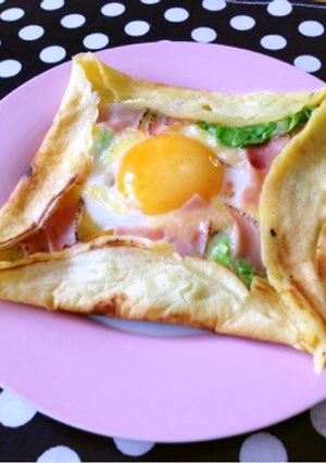 春キャベツの巣ごもりガレット-レシピのメイン写真