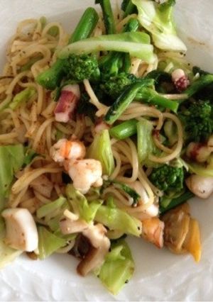 野菜たっぷりヘルシー塩やきそば-レシピのメイン写真