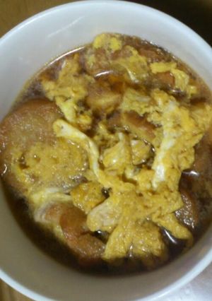 油麸の卵とじ-レシピのメイン写真