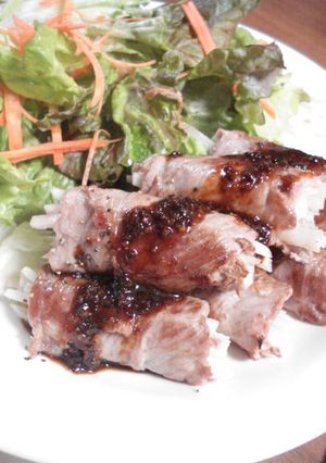 肉巻き大根のマスタードソースがけ-レシピのメイン写真