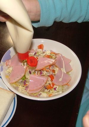 小3娘だってできちゃうサラダだもん♪-レシピのメイン写真