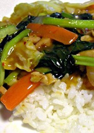 本格的なピリ辛中華丼-レシピのメイン写真