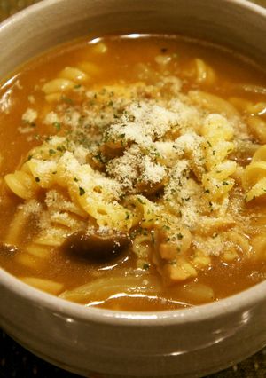簡単ランチ！クノールごちそうスープパスタ-レシピのメイン写真
