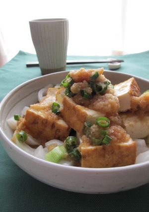 ✿春限定✿　新玉ねぎと厚揚げのレンジ蒸し-レシピのメイン写真