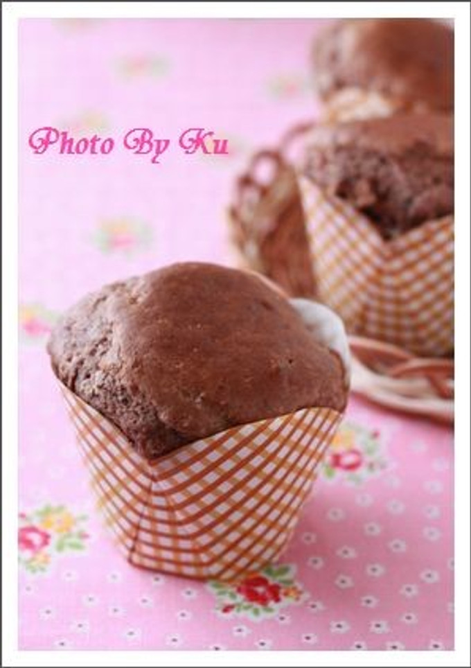 ホットケーキミックスで簡単チョコマフィン-レシピのメイン写真