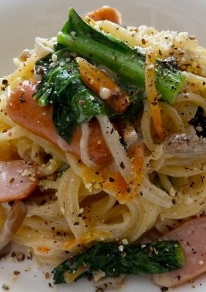 ウインナーのクリームパスタ-レシピのメイン写真