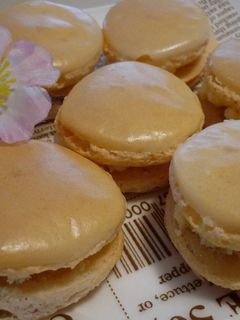 簡単☆さくら色マカロン-レシピのメイン写真