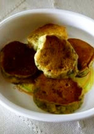 きな粉とバナナでやわらか米粉のパンケーキ-レシピのメイン写真