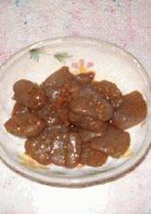ダイエットこんにゃくのちぎり煮-レシピのメイン写真