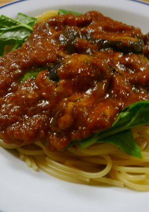 生ほうれん草入りパスタ-レシピのメイン写真