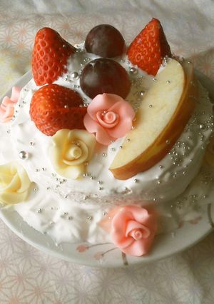 材料これだけ！ふんわり優しい苺のケーキ-レシピのメイン写真