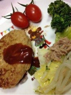簡単!ヘルシー!豆腐ハンバーグ-レシピのメイン写真