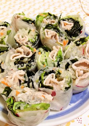 カット野菜で生春巻き-レシピのメイン写真