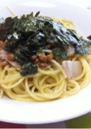 ✽簡単！納豆とベーコンのパスタ✽-レシピのメイン写真