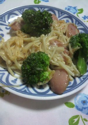 えのきとウインナーのチーズ炒め-レシピのメイン写真
