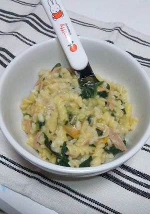 ごちそうスープパスタでリゾット♪-レシピのメイン写真
