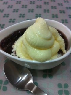 クーリッシュ 簡単クリームぜんざい-レシピのメイン写真