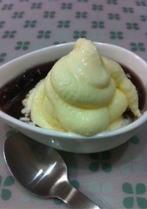 クーリッシュ 簡単クリームぜんざい-レシピのメイン写真