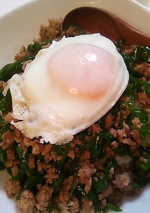 豚挽き肉deガパオライス-レシピのメイン写真