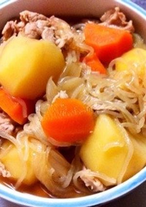 簡単♪豚肉の肉じゃが★ほっこり田舎の味-レシピのメイン写真