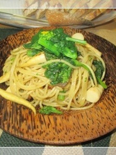 菜の花の和風パスタ-レシピのメイン写真