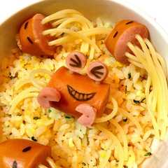 รูปของ カニくんとクラゲちゃんのチャーハン♪