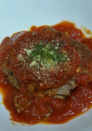 簡単彼ご飯❤イタリアンハンバーグ-レシピのメイン写真