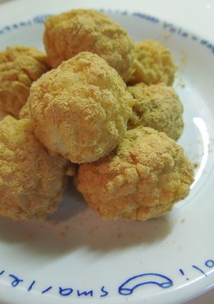 チーズ入り♪きなこのご飯団子-レシピのメイン写真