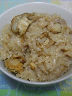 ベビーホタテで☆贅沢炊き込みご飯-レシピのメイン写真
