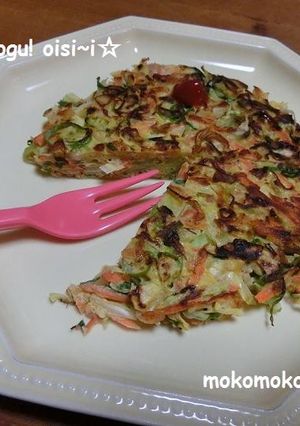 野菜たっぷりたまご焼き-レシピのメイン写真