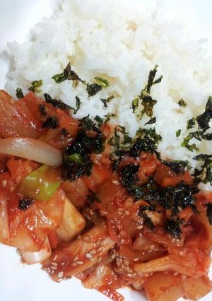 韓国風いか丼（韓名→オジンオトッパプ）-レシピのメイン写真