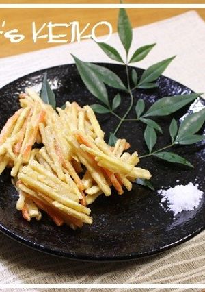 サツマイモとニンジンのかき揚げ-レシピのメイン写真