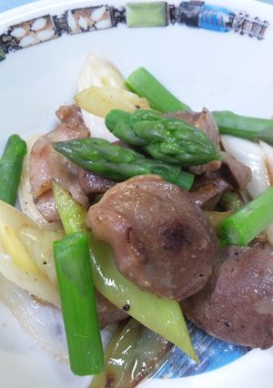 酒ツマ すなぎも塩炒め!-レシピのメイン写真