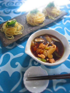 鶏南蛮風つけパスタ-レシピのメイン写真