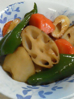 野菜とちくわの炒り煮-レシピのメイン写真