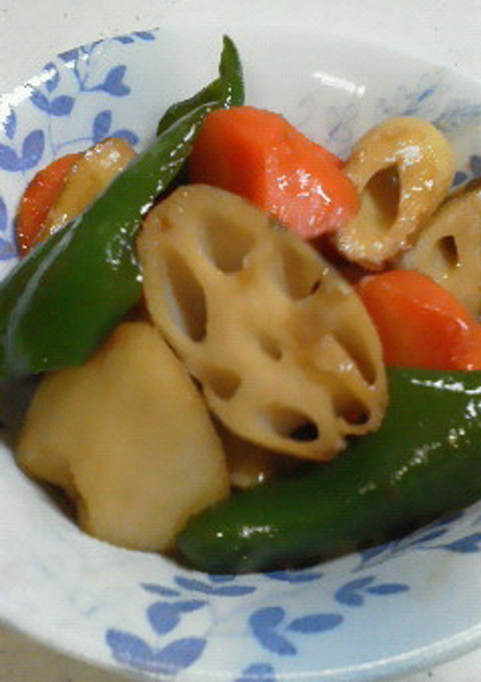 野菜とちくわの炒り煮-レシピのメイン写真
