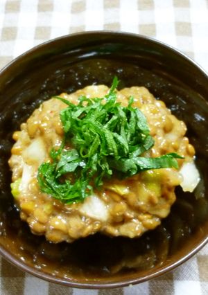 ✿シソが香る～キムチ納豆✿-レシピのメイン写真